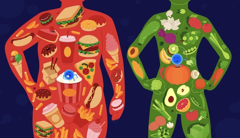 two bodies and guts