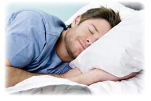 man sleeping