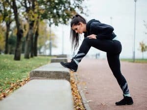 woman enjoying exercise and weight loss